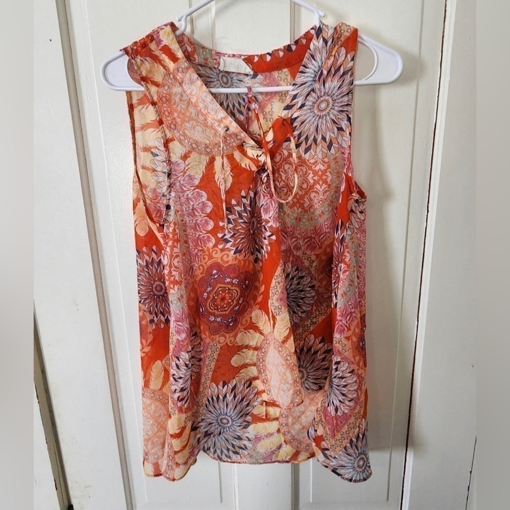 Bo bel orange top size small